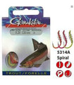ANZUELO GAMAKATSU BKD-5314A TROUT SPIRAL Nº4 -0.25MM -120 CM
