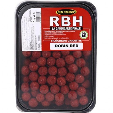 FUN FISHING BOILIES RBH ROBIN RED 20 MM (1 KG)