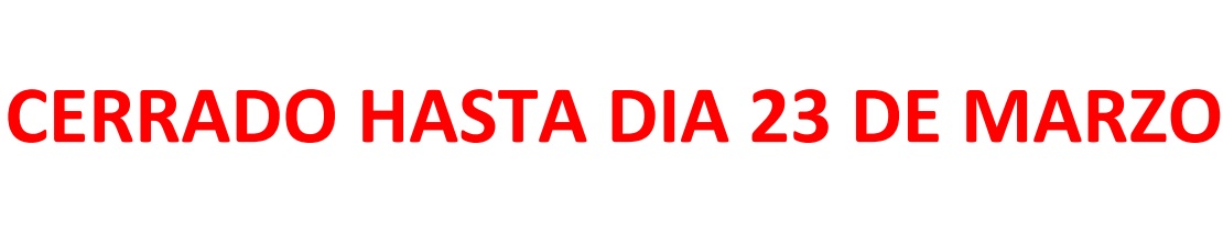 CERRADO POR VACACIONES 